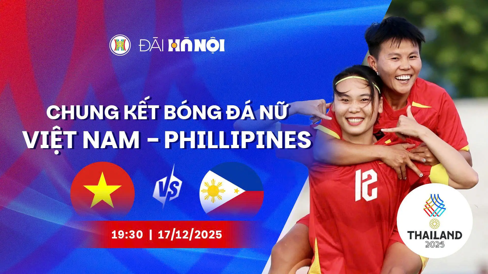 Chung kết bóng đá nữ Việt Nam - Philippines 